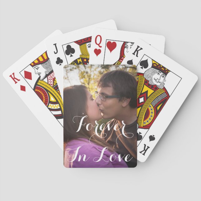 Romantic Love or Valentines Day Playing Cards (Back)