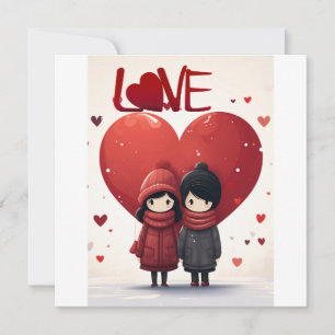 Romantic Love Quote Design Elegant Pink Love Card