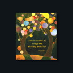 Romantic Love Quote Wedding Gift Canvas Print<br><div class="desc">Romantic and rustic tree illustration designed on custom Wedding Couple Gift Wrapped Canvas Prints. Beautiful and special couple gift for their wedding, engagement, or wedding anniversary. Size and frame thickness of the print, sample text can be all personalised with your own choice and wording. ((You can find the matching wedding...</div>