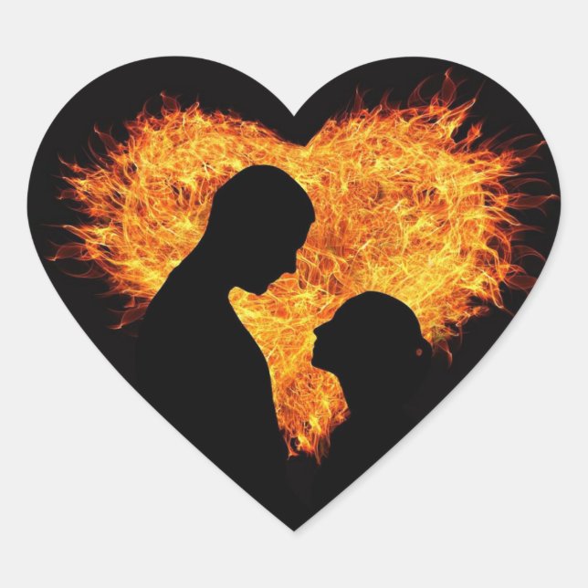 Romantic Love Sticker  (Front)