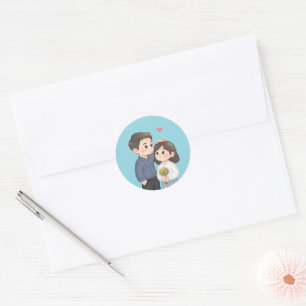 Romantic Love Stickers – Cute Couple Gift Labels