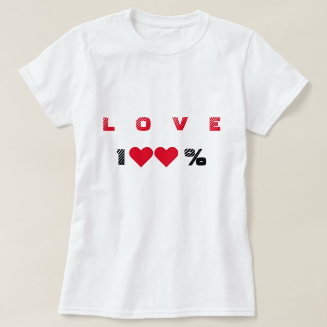 Romantic LOVE T-Shirt (Design Front)
