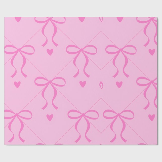 Romantic Matte Wrapping Paper for Special Gifts (Flat)