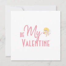 Romantic Minimalist Be My Valentine