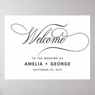 Romantic Modern Calligraphy Typography Script Poster