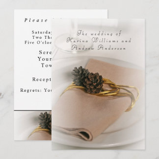 Romantic Modern  Wedding Invitation