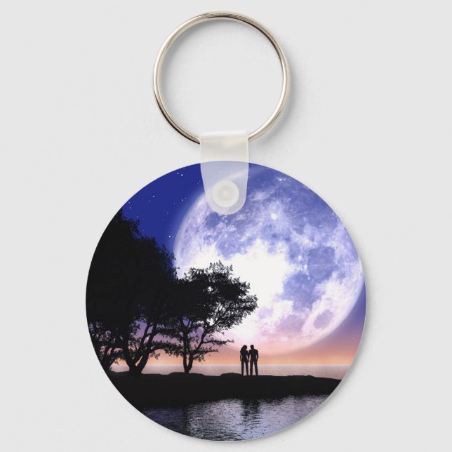 Romantic Moonlight Key Ring (Front)