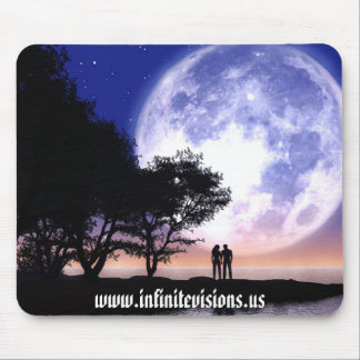 Romantic Moonlight Mouse Pad