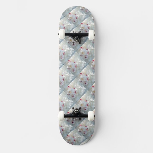 Romantic Multi Peony Skateboard (Front)