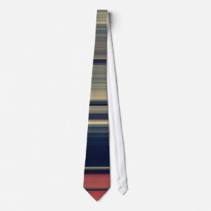 Romantic Natural Multi Colour Horizontal Stripe Ti Tie