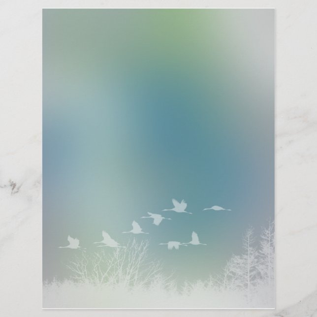 Romantic Nature and Bird Design (Front)