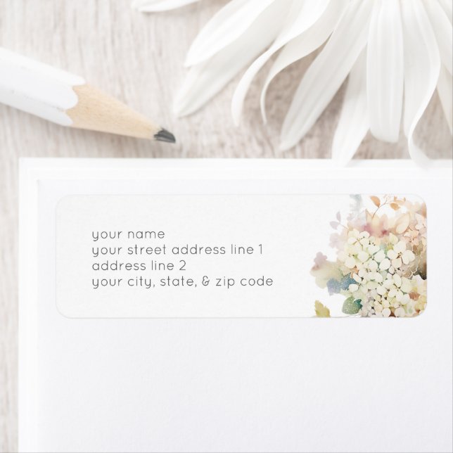 Romantic Neutral Vintage Hydrangeas Bridal Shower (Insitu)