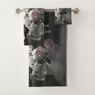 Romantic Nights Still Life Bath Towel Set
