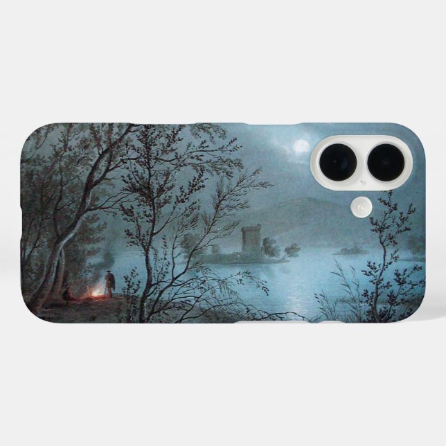 ROMANTIC NOCTURNE LANDSCAPE IN BLUE Case-Mate iPhone CASE (Back (Horizontal))