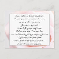 Romantic Pale Pink Floral Jane Austen Love Quote