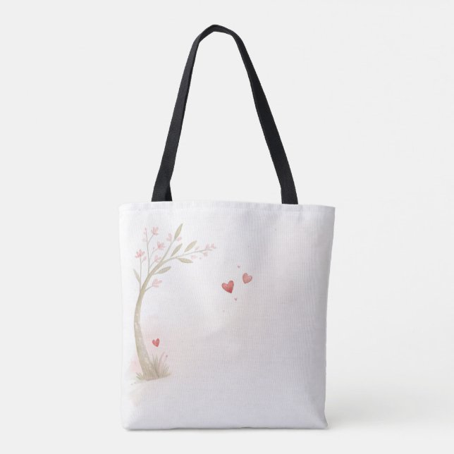 Romantic Panda Card – Be Mine Forever Tote Bag (Back)