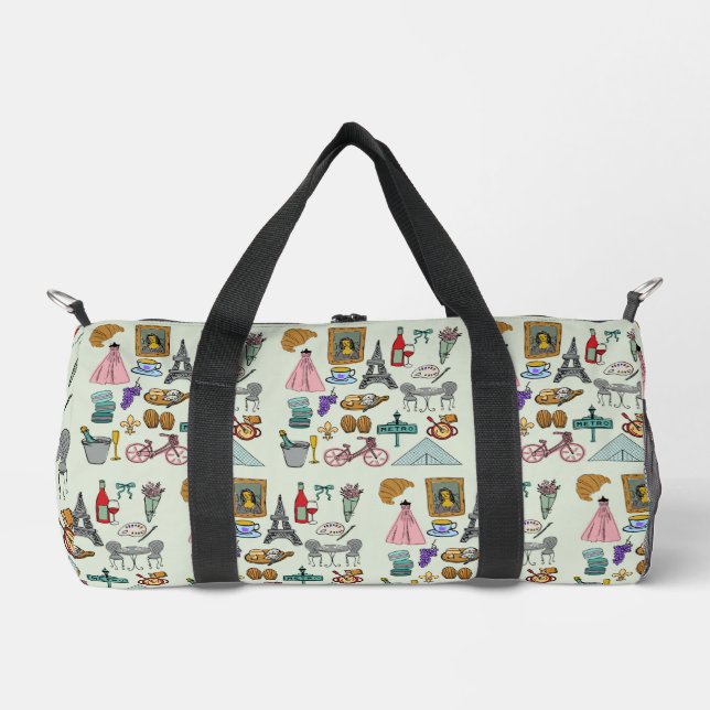 Romantic Paris Duffle Bag (Front)