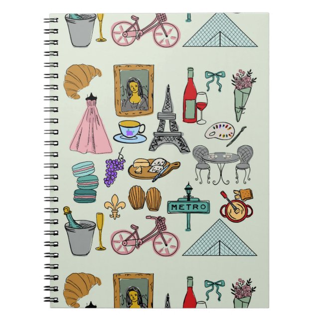 Romantic Paris Notebook (Front)