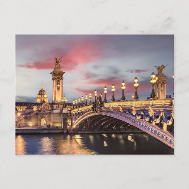 Romantic Paris Postcard (Front)