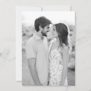 Romantic Pastel Floral Photo Invitation