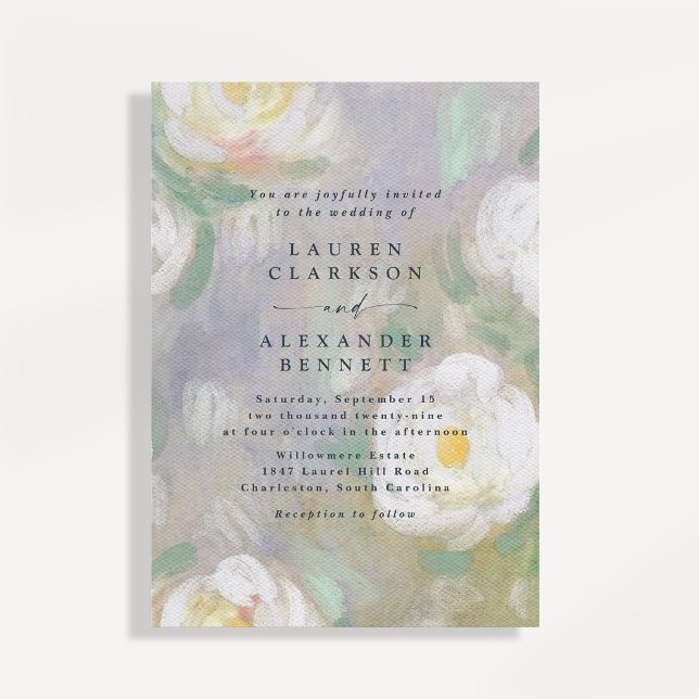 Romantic Pastel Floral Wedding Invitation (Creator Uploaded)