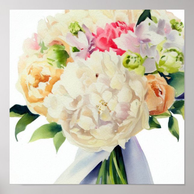 Romantic Pastels, Attendants Bouquet (C) Poster (Front)