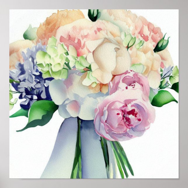  Romantic Pastels, Attendants Bouquet (D) Poster (Front)