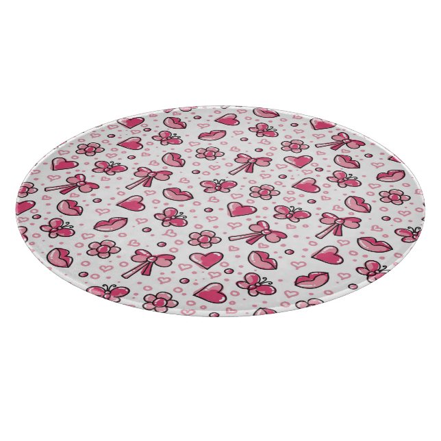 romantic pattern cutting board (Corner)