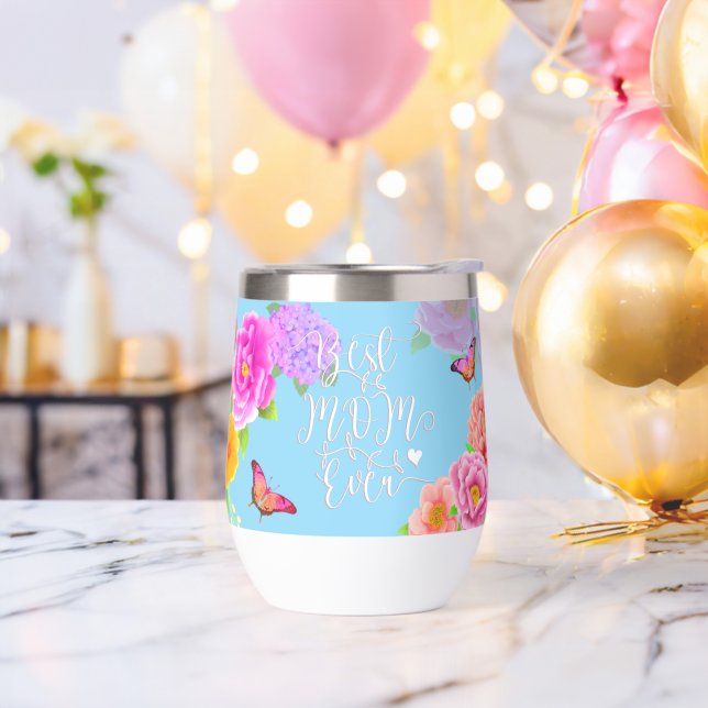 Romantic Peonies Garden Best Mum Blue  (Bachelor Party)