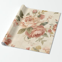Romantic Peony & Rose Vintage Garden