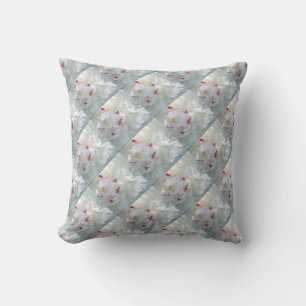 Romantic Peony Throw Pillow