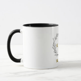 Romantic Personalized Couple Mug with Tree Branch,