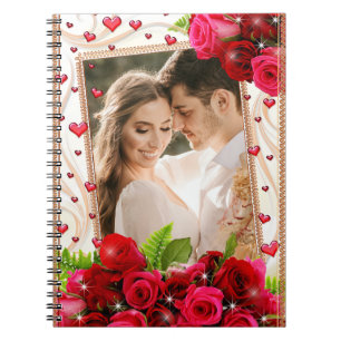 Romantic Personalized Spiral Notebook