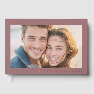 Romantic Photo Guest Book
