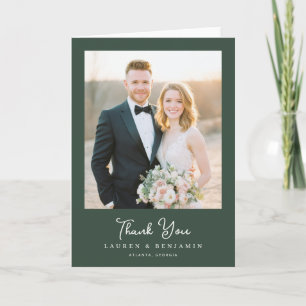 Romantic Photo Thank You Card