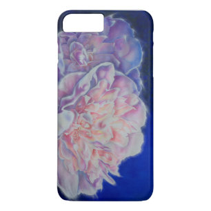 Romantic pink  blue pastel watercolor painting Case-Mate iPhone case