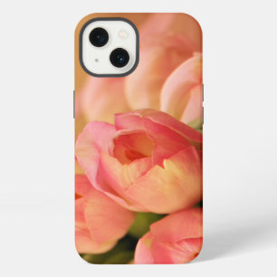 Romantic Pink Butterfly Tulip iPhone 13 Case