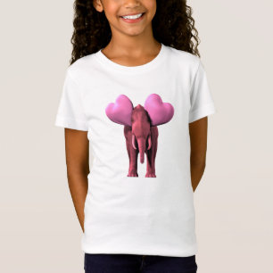 Romantic Pink Elephant T-Shirt