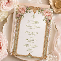 Romantic Pink Rose Gold Wedding