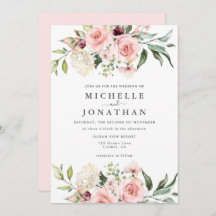 Romantic Pink Roses Wedding 