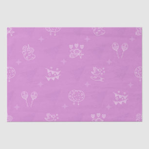 Romantic pink seamless pattern tissue paper