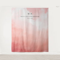 Romantic Pink Watercolor Gradient