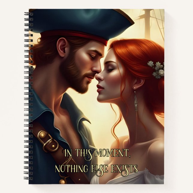Romantic Pirate Couple  – In This Moment Notebook (Front)