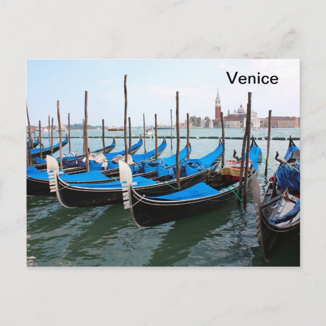 Romantic places in Venice Postcard (Front)