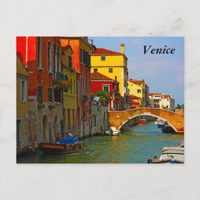 Romantic places in Venice, Venice Postcard (Front)
