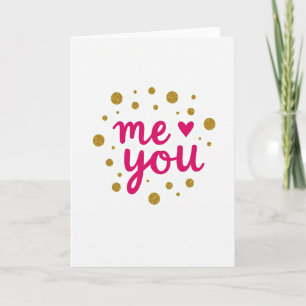 Romantic Polka Dot Love Card