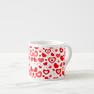 Romantic Pretty Heart Design Espresso Cup