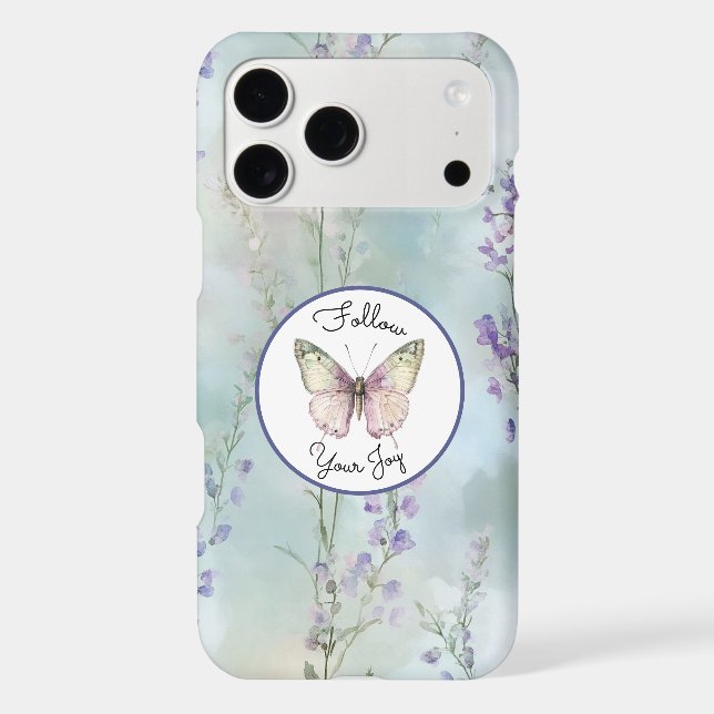 Romantic Pretty Lavender Flowers (Back)
