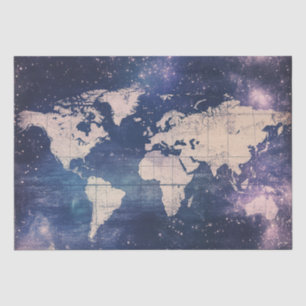 Romantic Purple Vintage Astronomy Chart Tissue Paper