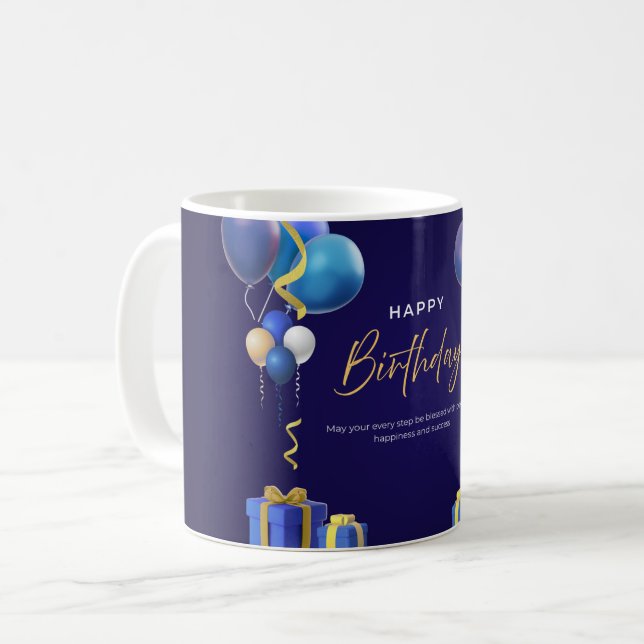 Romantic Quote Coffee Mug . (Front Left)